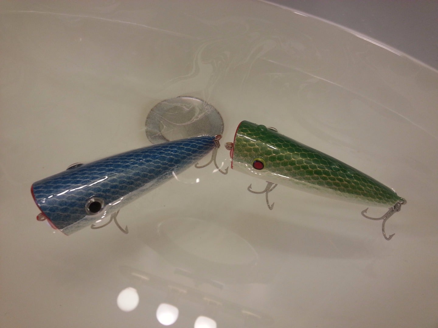 Crank Baits Bass Floating Poper Painted Popper Fishing HOT Topwater Lures F3A6 Crank Baits Bass Floating Poper Painted Popper Fishing HOT Topwater Lures F3A6